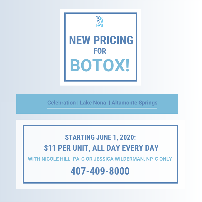 Botox: New Pricing